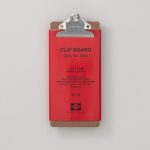 Klemmbrett silber Checkliste