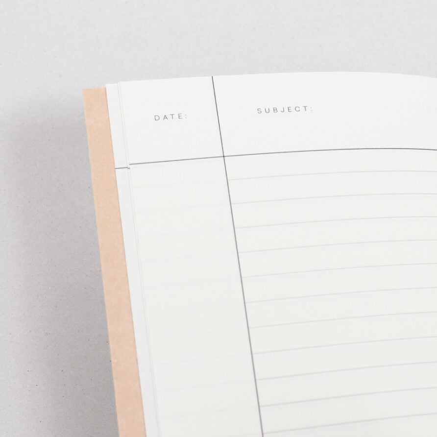 Notizheft blau gestreift Notem / Vita Notebook – Bild 3