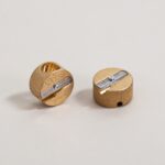 Doppelspitzer aus Messing