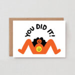 Geburtskarte you did it