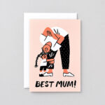 Grußkarte Best Mum