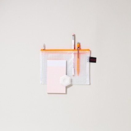 Mesh Bag neon orange für A6
