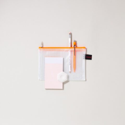 Mesh Bag neon orange für A6