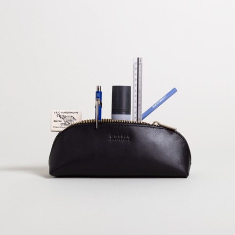 Stiftetasche groß – schwarz