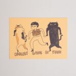 Postkarte Coolest Gang