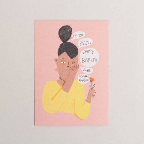 Postkarte Happy Birthday