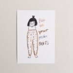 Postkarte Positive Pants