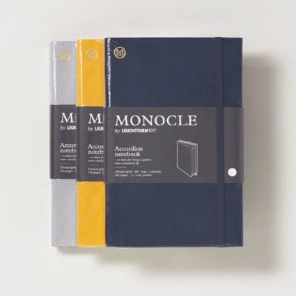 Akkordeon Notizbuch Monocle