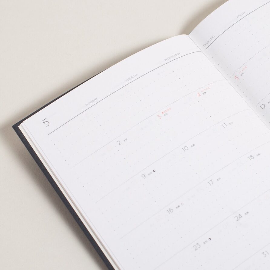 Journal Kalender 2026 / Diary Katy Weekly B6 – Bild 10