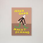 Postkarte Schlang