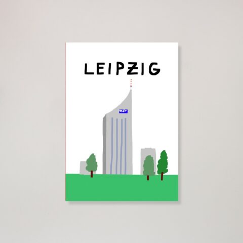 Postkarte Leipzig