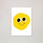 Postkarte Smiley