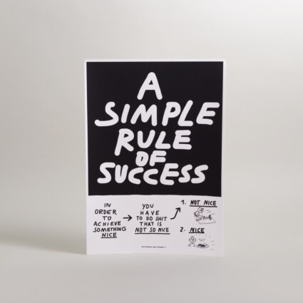 Poster / a simple rule