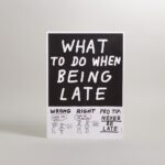 Poster / being late