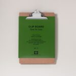 Klemmbrett silber A4