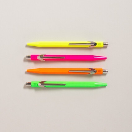 Kugelschreiber 849 neon mit Etui
