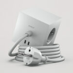 Mehrfachsteckdose in gotland gray / Avolt Square 1