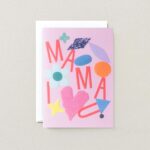 Grußkarte Mama I Love You