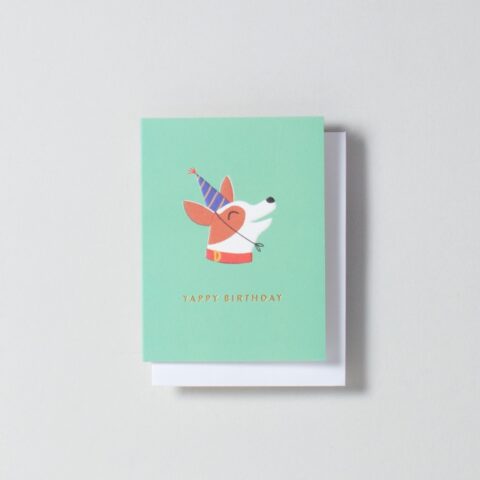 Minikarte Hund Yappy Birthday