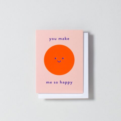 Minikarte You make me so happy