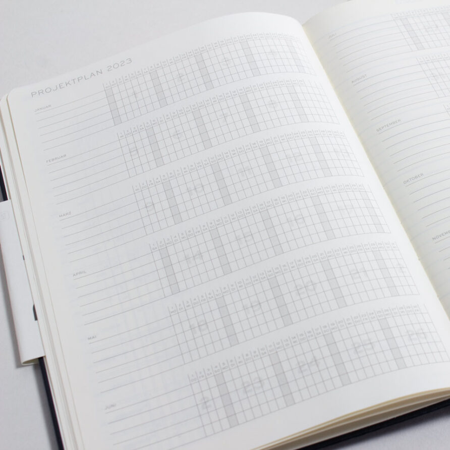Wochenkalender & Notizbuch 2025 / Hardcover – Bild 5