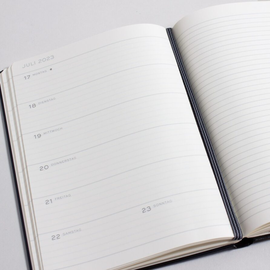 Wochenkalender & Notizbuch 2025 / Hardcover – Bild 3