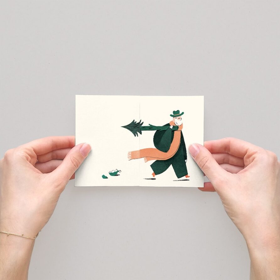 Faltkarte Happy Holidays – Bild 2