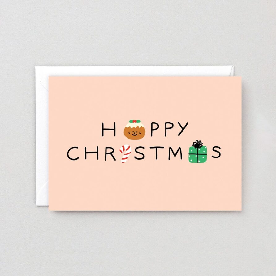 Weihnachtskarte Happy Christmas