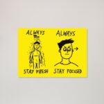 Postkarte Always fresh