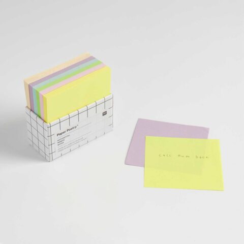 Notizzettelbox bunt