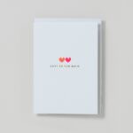 Hochzeitskarte Love to you both