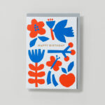 Geburtstagskarte Happy Birthday Vogel