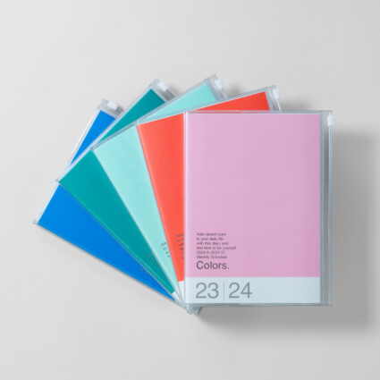 A5 Kalender 2023/24 mit Umschlagtasche Farbe