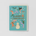 Weihnachtskarte Merry Christmas On Ice