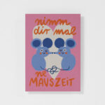 Postkarte Mauszeit