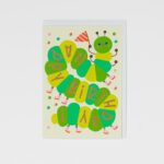 Geburtstagskarte Raupe