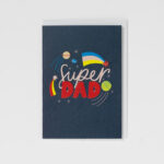 Grußkarte Super Dad