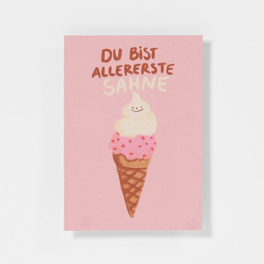 Postkarte Allererste Sahne