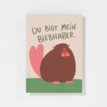 Postkarte Biebhaber