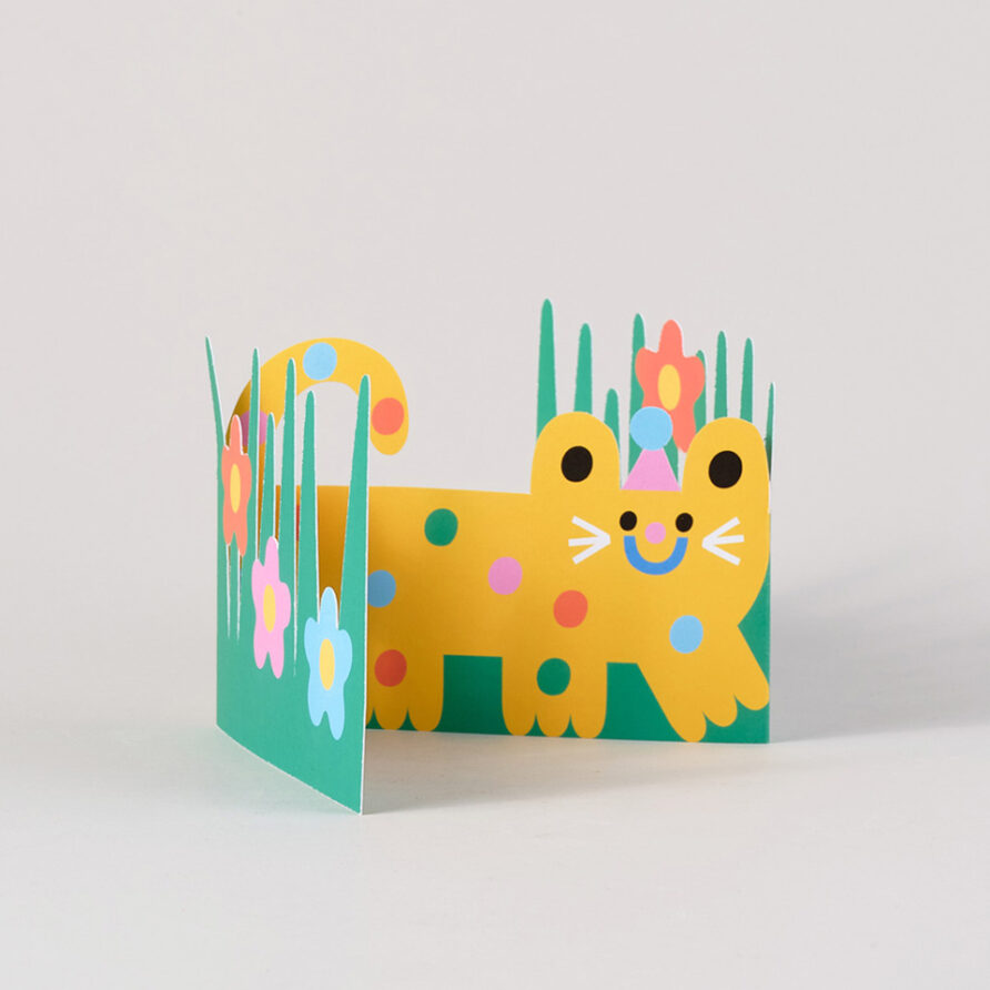 Grußkarte Katze Leporello Karte – Bild 2