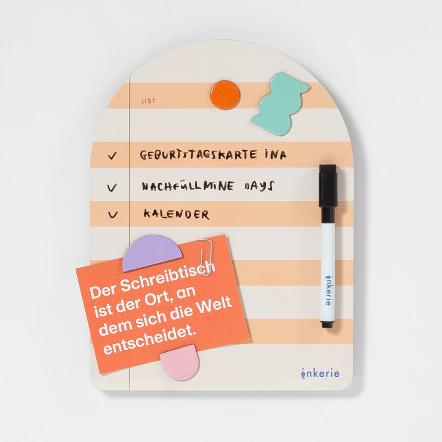 Notiztafel magnetisch mit Stift – Bild 2