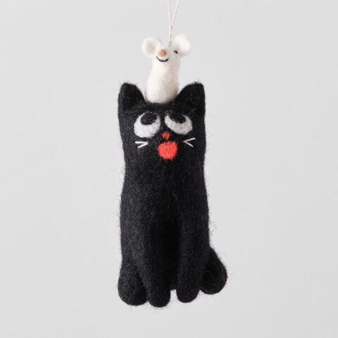 Filzanhänger – Katze Clint