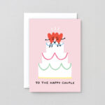 Hochzeitskarte To The Happy Couple