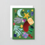 Weihnachtskarte Abstrakt