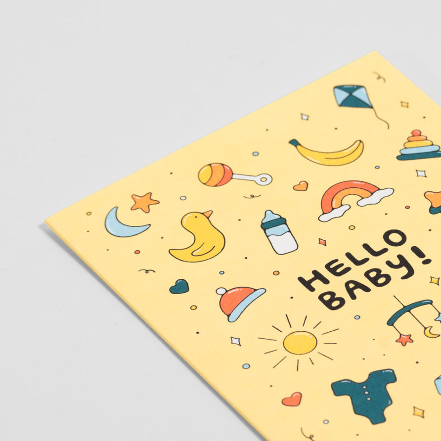 Geburtskarte Hello Baby – Bild 2