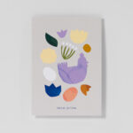 Postkarte Frohe Ostern Abstrakt