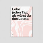 Postkarte Lebe jeden Tag