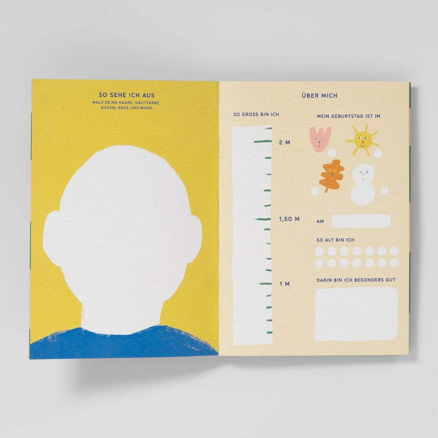 Kreativbuch Kinder / Buch über mich – Bild 2