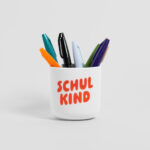 Becher Schulkind rot