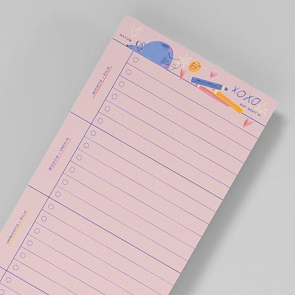 Supermaus To-Do Block – Bild 2